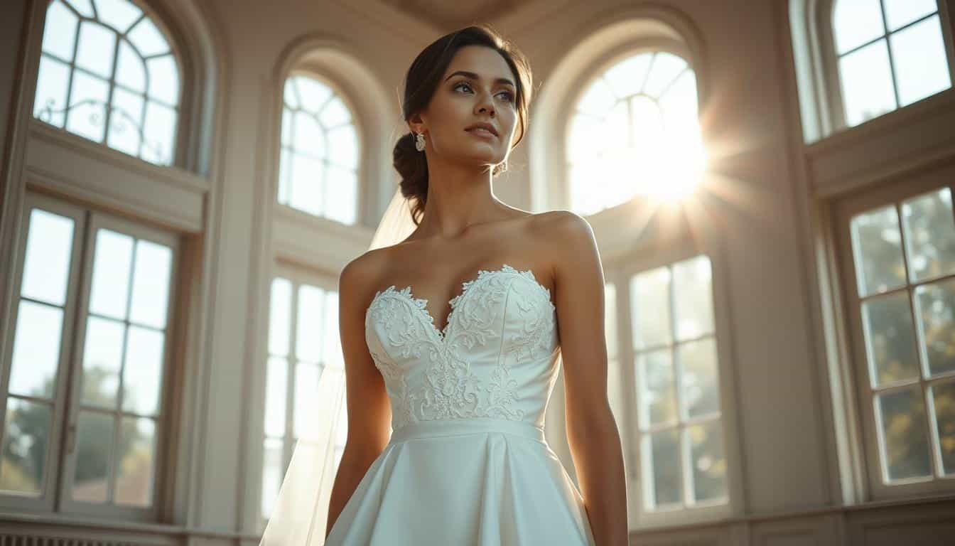 Brautkleid Carmen Ausschnitt online kaufen