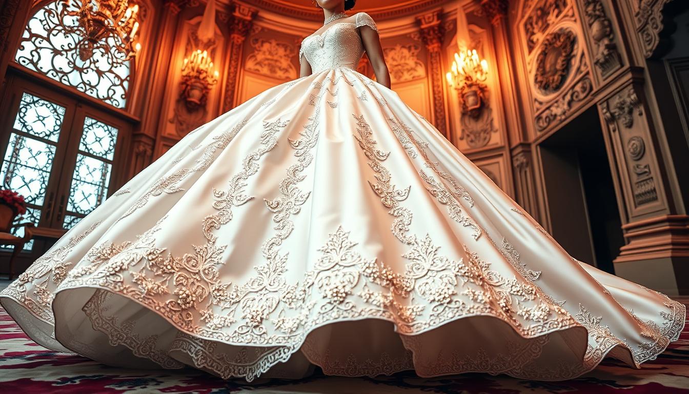 Brautkleid Prinzessin Glitzer online kaufen