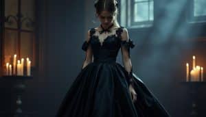 Brautkleid Schwarz Gothic online kaufen