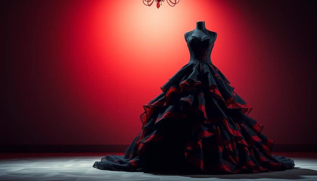 Brautkleid Schwarz Rot online kaufen