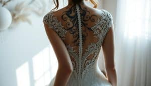 Brautkleid Tattoo Spitze online kaufen