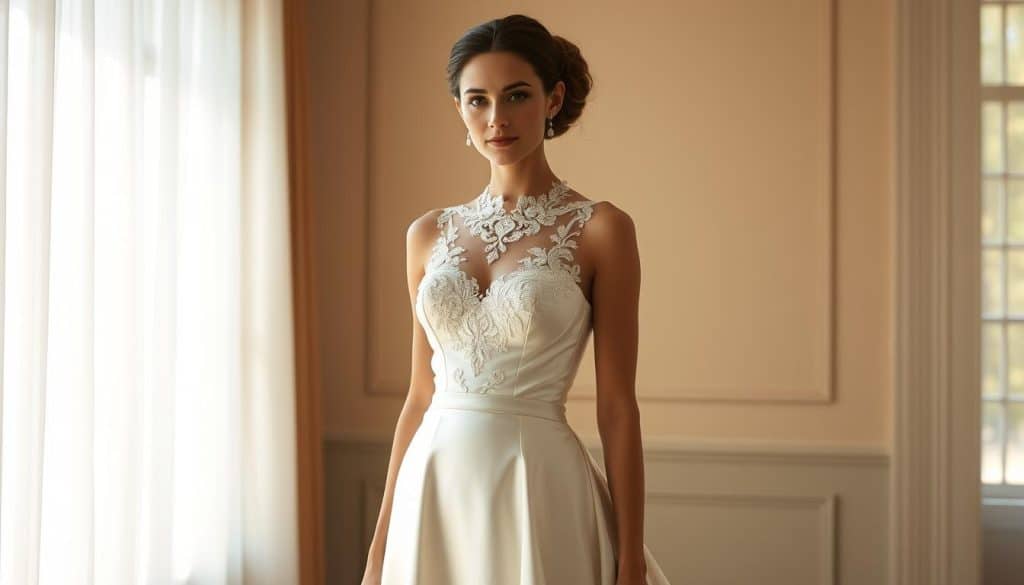 Brautkleid hochgeschlossen online kaufen