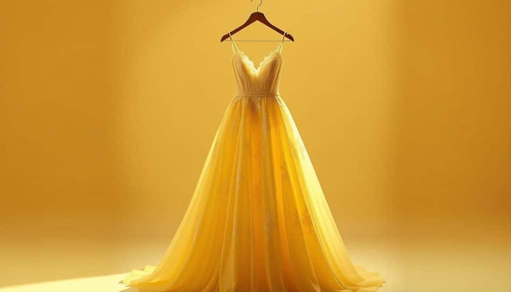 Brautkleid in Gelb online kaufen