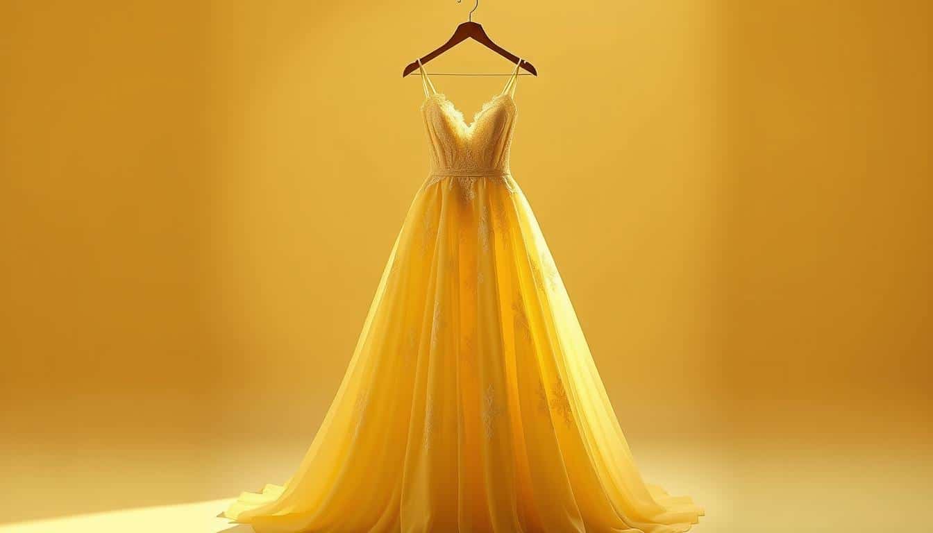 Brautkleid in Gelb online kaufen