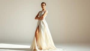 Brautkleid mit Schlitz online kaufen