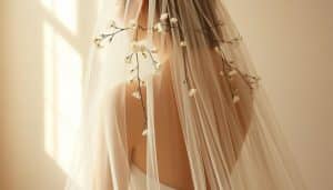 Brautschleier Blumen online kaufen