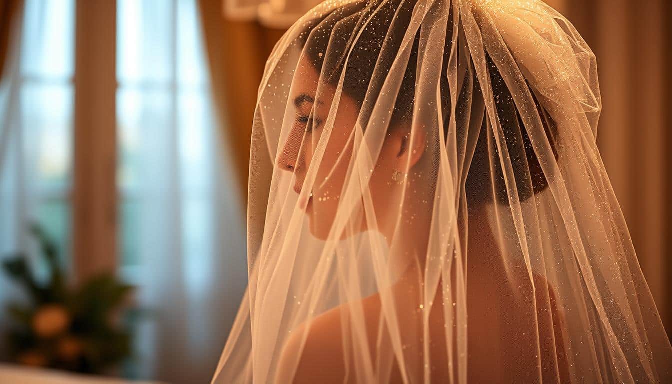 Brautschleier Glitzer online kaufen