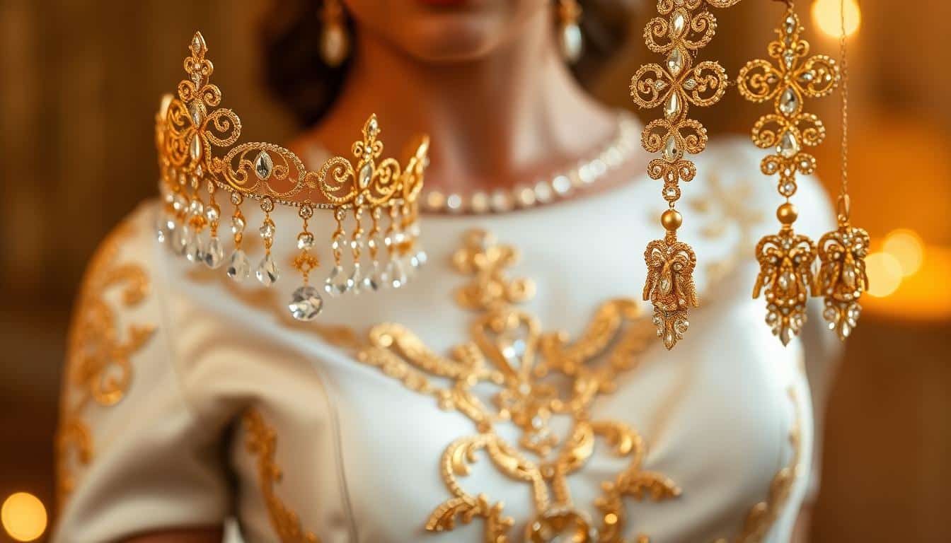 Brautschmuck Gold Set online kaufen