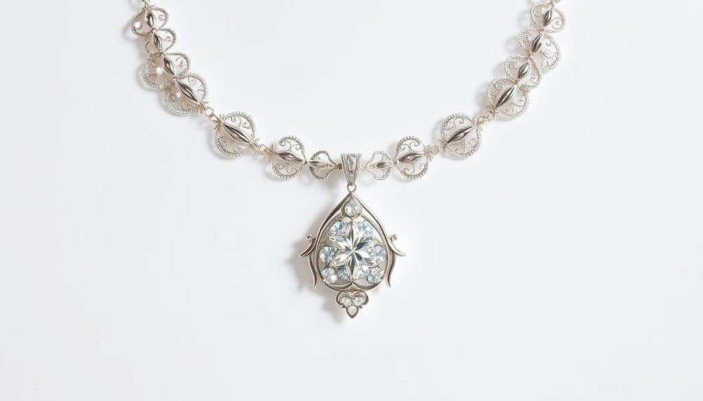 Brautschmuck Kette aus Silber online kaufen