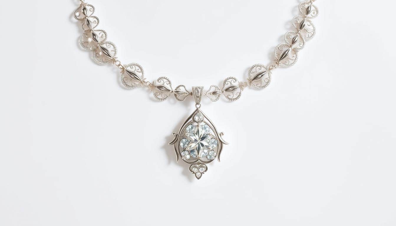 Brautschmuck Kette aus Silber online kaufen