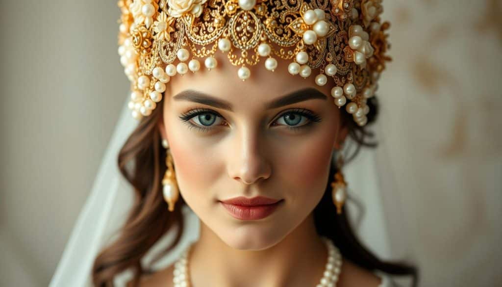 Brautschmuck Perlen und Gold online kaufen