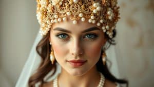 Brautschmuck Perlen und Gold online kaufen