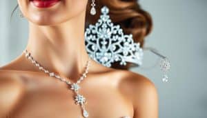 Brautschmuck Set aus Silber von Swarovski online kaufen