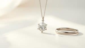 Brautschmuck Set aus Weißgold online kaufen