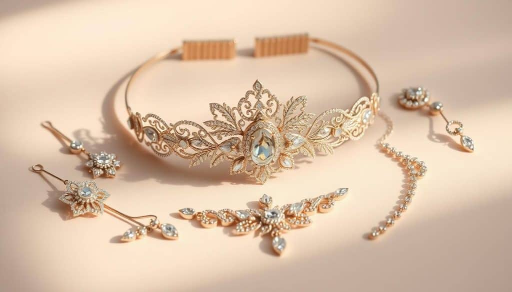 Brautschmuck Set mit Diadem online kaufen