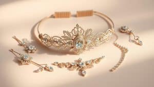 Brautschmuck Set mit Diadem online kaufen