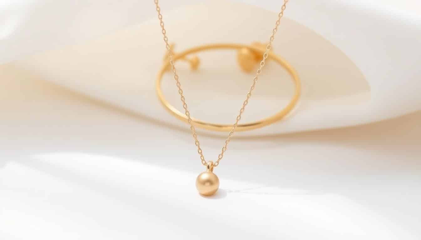 Brautschmuck aus Gold schlicht online kaufen