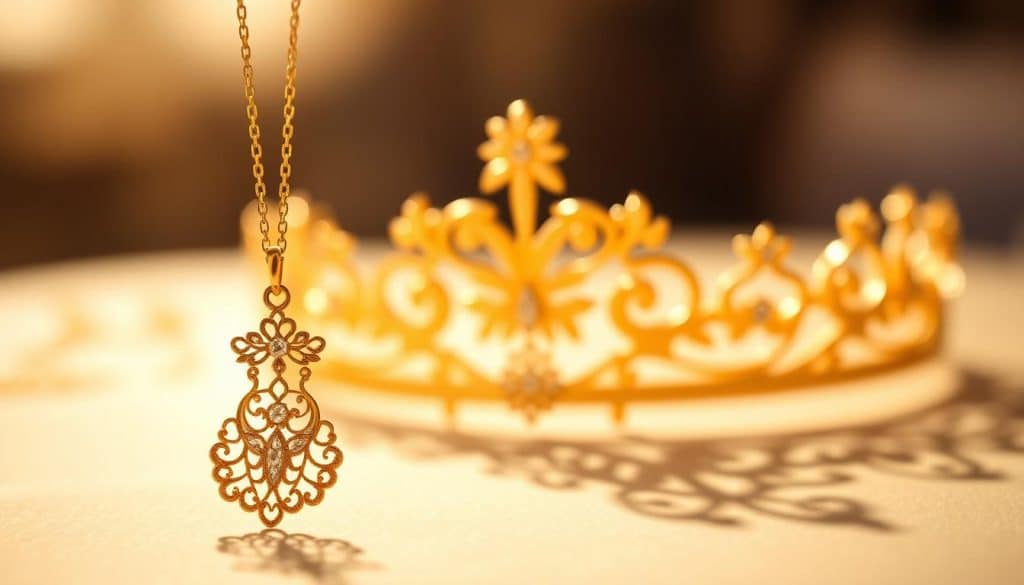 Brautschmuck in Gelbgold online kaufen