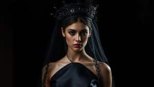 Brautschmuck in Schwarz online kaufen