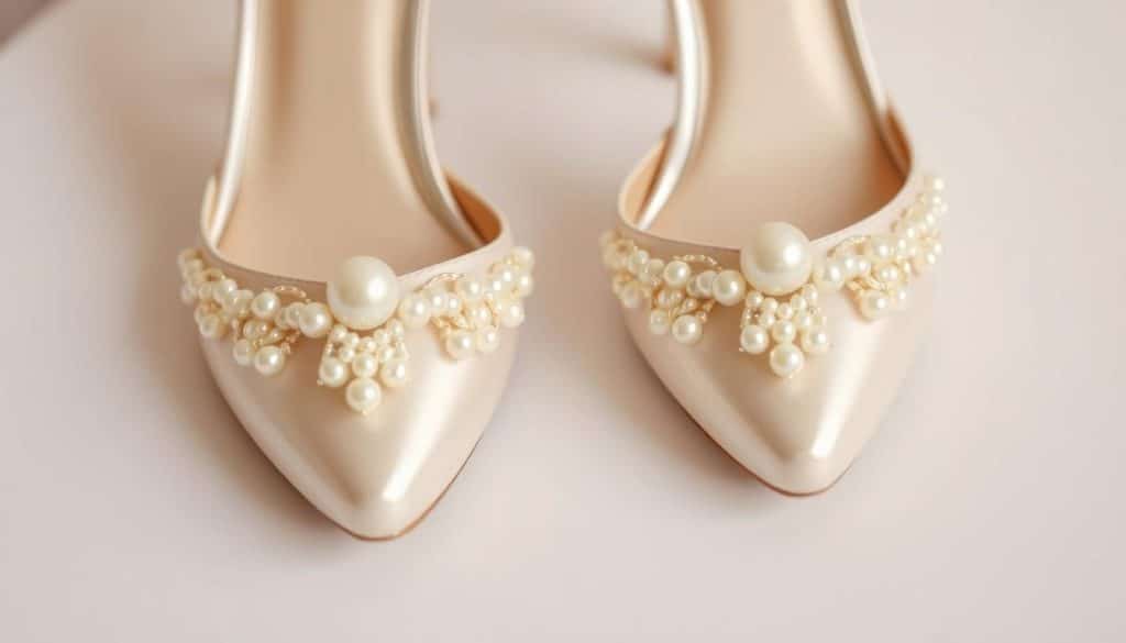 Brautschuhe mit Perlen online kaufen