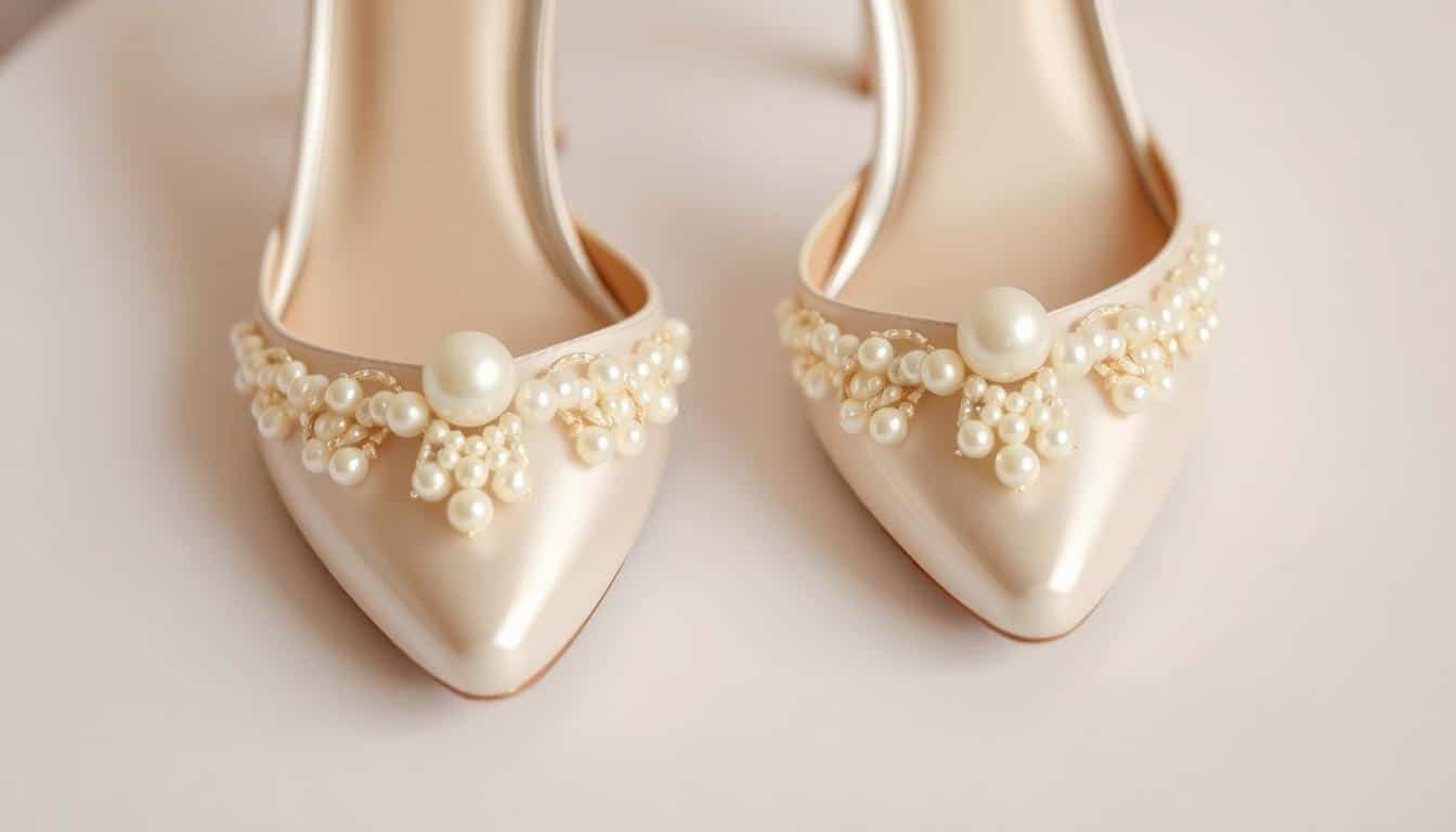 Brautschuhe mit Perlen online kaufen