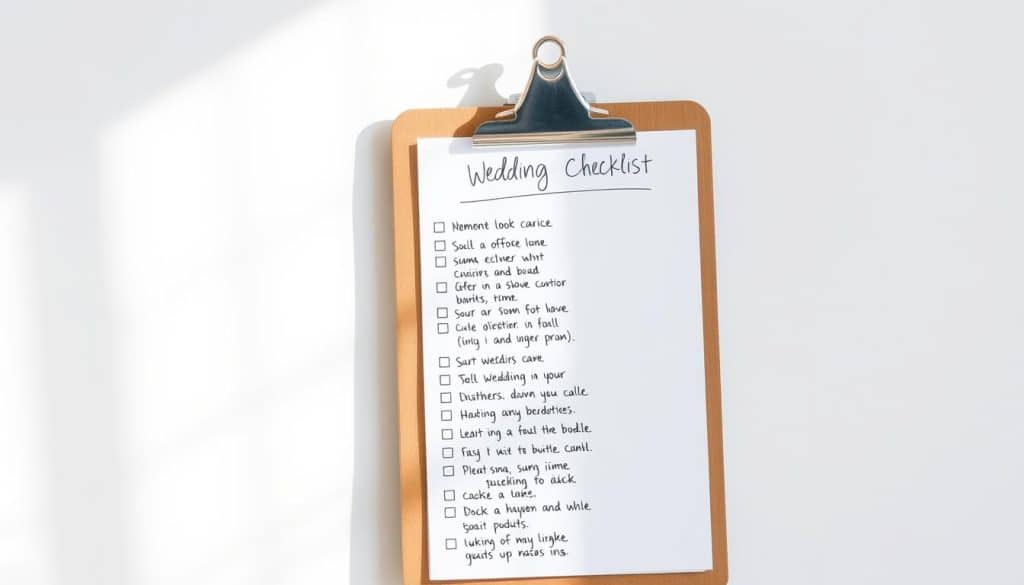 Checkliste Hochzeitslocation