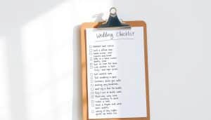 Checkliste Hochzeitslocation
