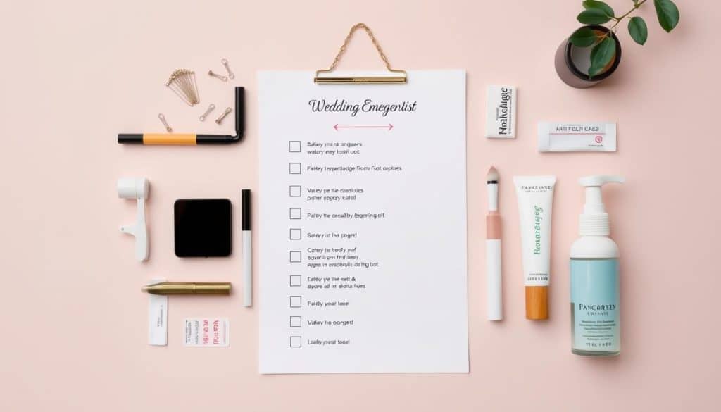 Checkliste für das Brautpaar Notfallset zur Hochzeit