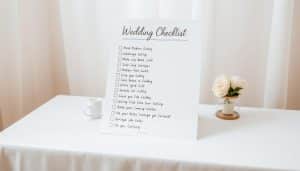 Checkliste für die Dekoration deiner Hochzeit