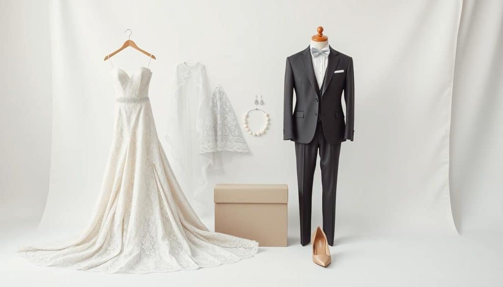 Checkliste für die Hochzeitsoutfits: Brautkleid, Anzug & Accessoires