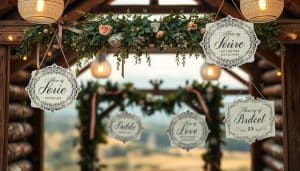 Dekorative Hochzeitsschilder – Ideen & Inspirationen