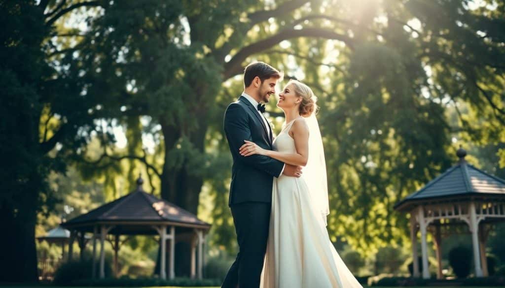 Der perfekte Zeitpunkt für das Brautpaarshooting