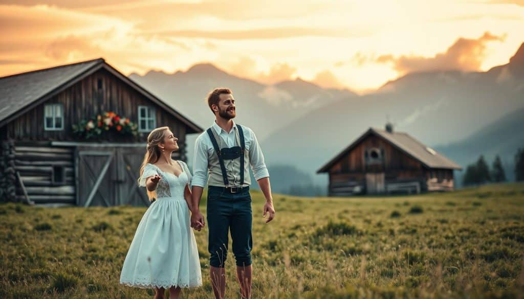 Die Trachtenhochzeit – rustikal und romantisch