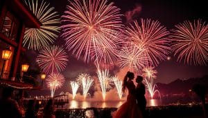 Feuerwerk zur Hochzeit