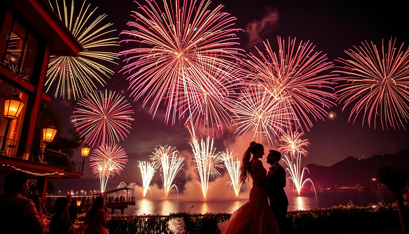 Feuerwerk zur Hochzeit