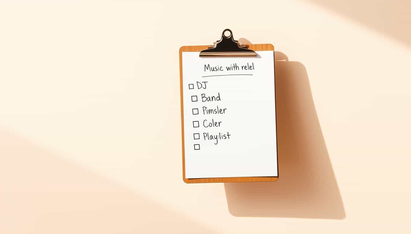 Hochzeit Checkliste für die Musikalische Begleitung der Hochzeit