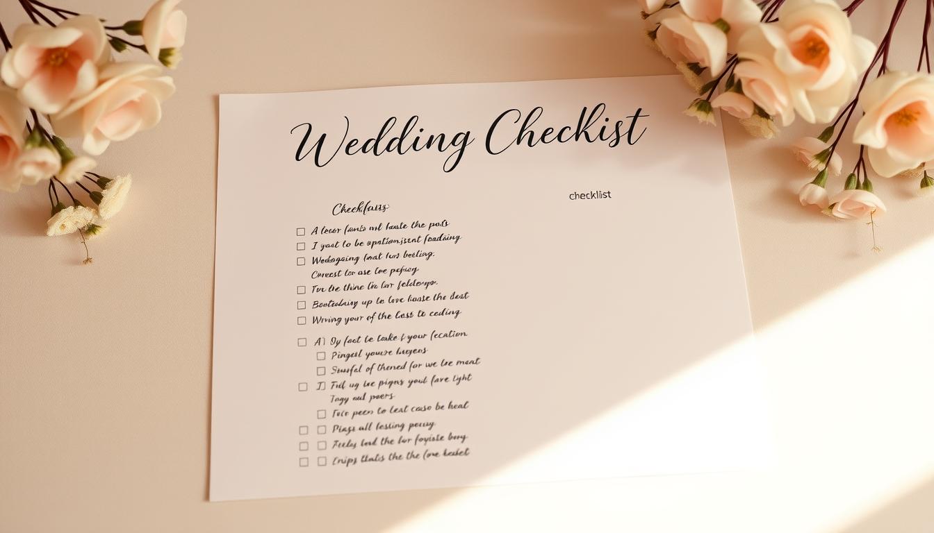 Hochzeitslocation Checkliste für die Hochzeitsdekoration
