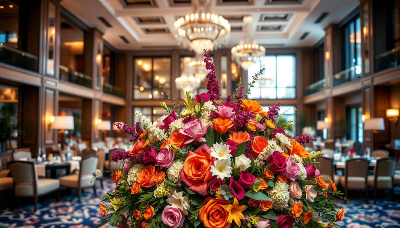 Kosten für Blumenschmuck für die Location