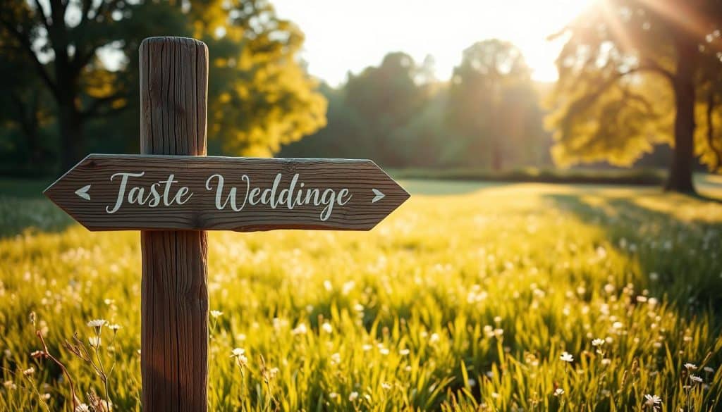 Kosten für Hochzeitsschilder / Wegweiser