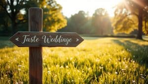 Kosten für Hochzeitsschilder / Wegweiser