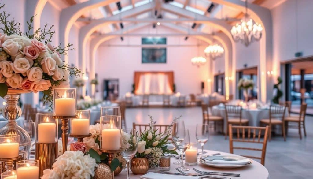 Kosten für für die Dekoration der Location