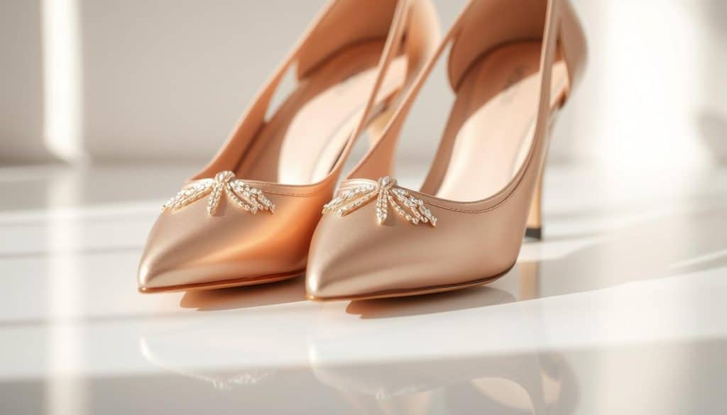 Rose-Gold Brautschuhe online kaufen