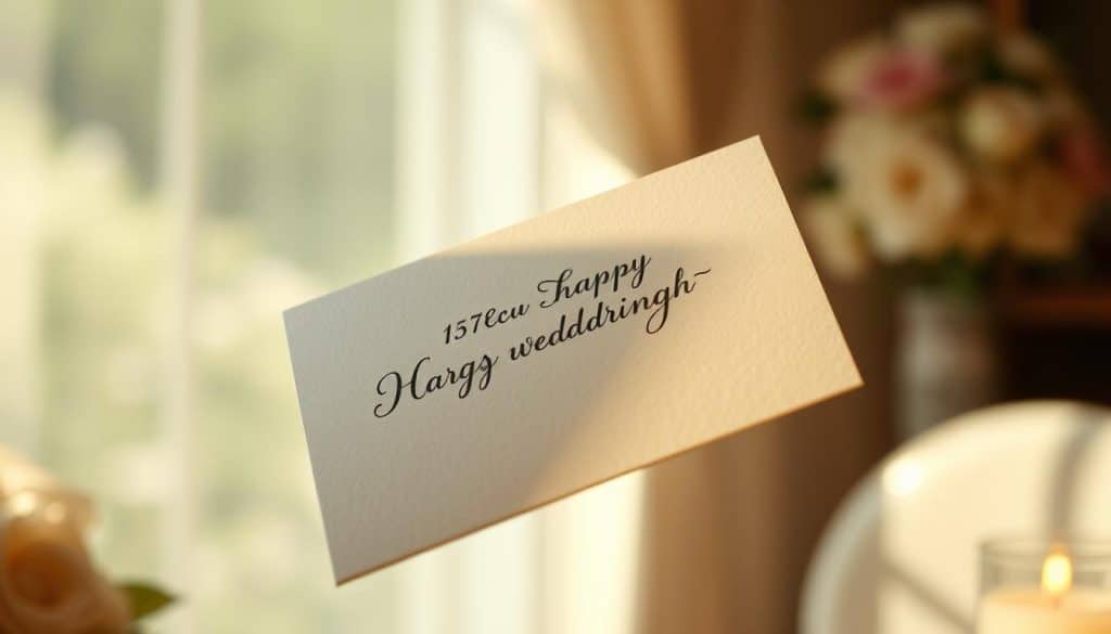 Was schreibt man in die Karte zur Hochzeit?