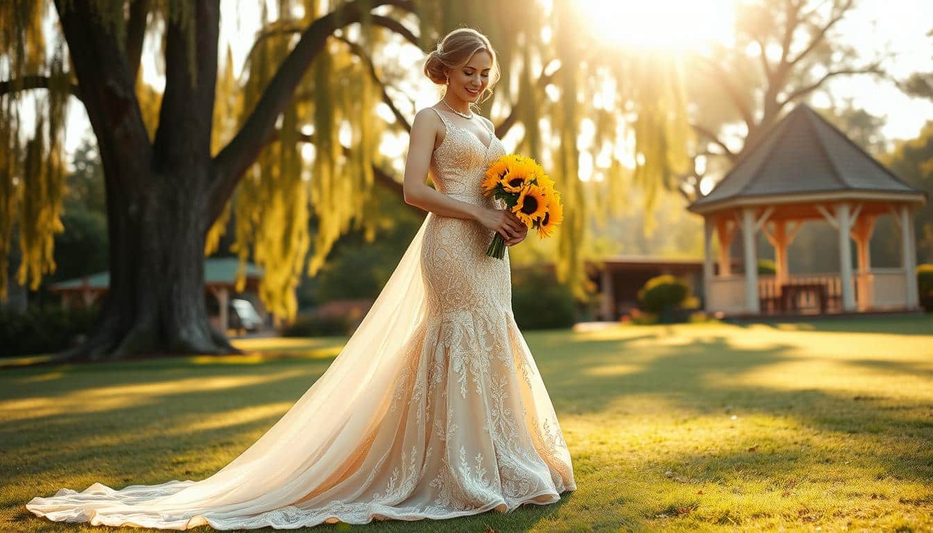 Was trägt die Braut zur goldenen Hochzeit?