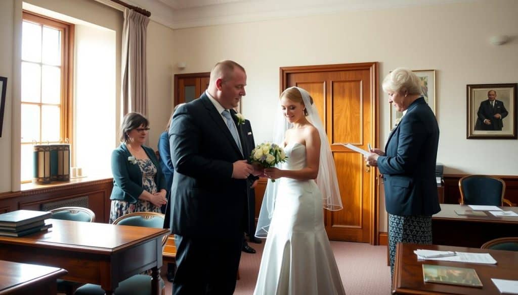 Wie läuft eine standesamtliche Hochzeit ab?