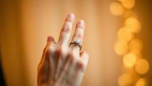 Wo trägt man den Verlobungsring nach der Hochzeit?